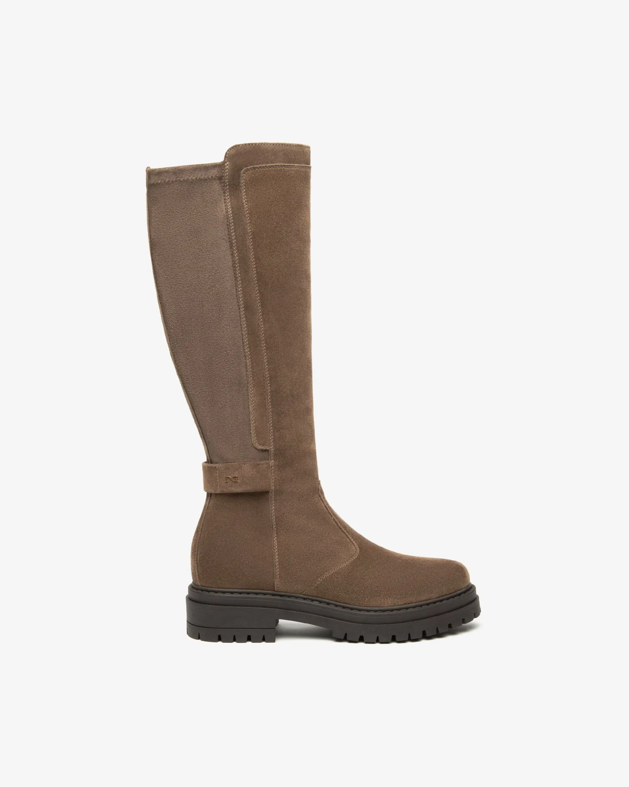 Nero Giardini Stivali Donna in Suede e Materiale Tecnico