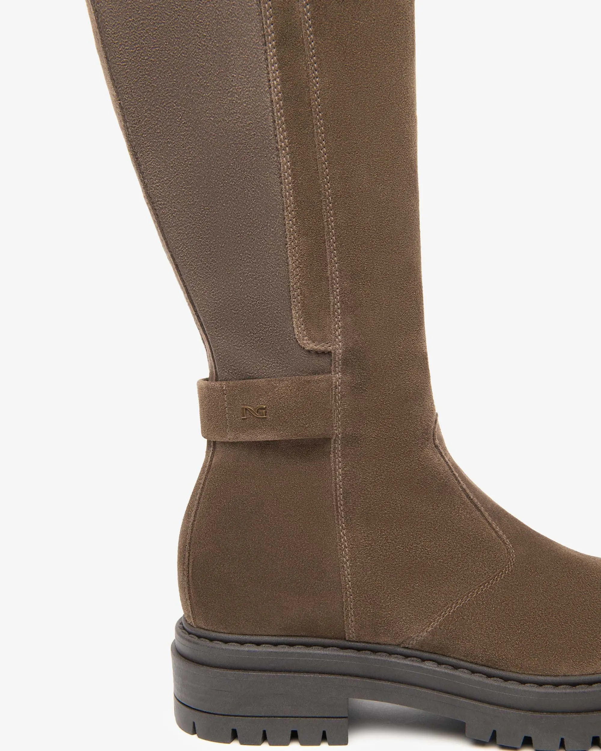 Nero Giardini Stivali Donna in Suede e Materiale Tecnico