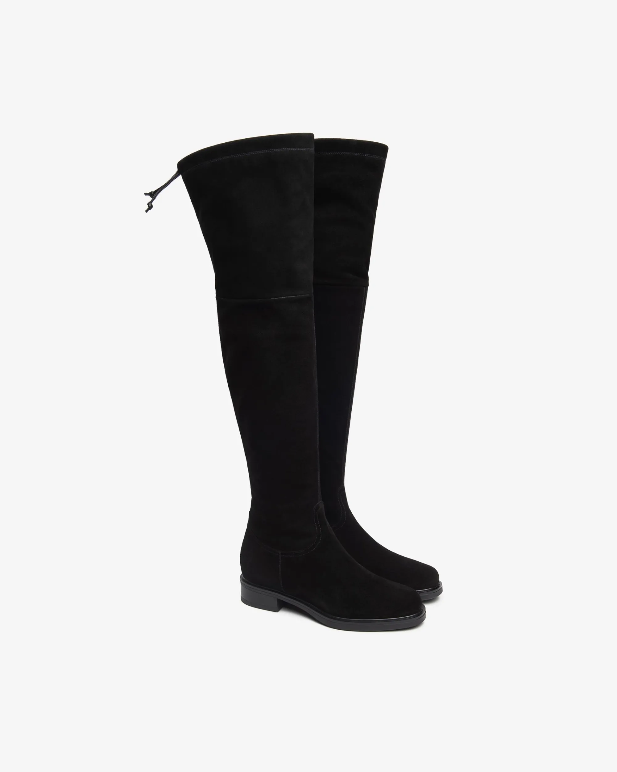 Nero Giardini Stivali Donna in Suede e Pelle Nero New