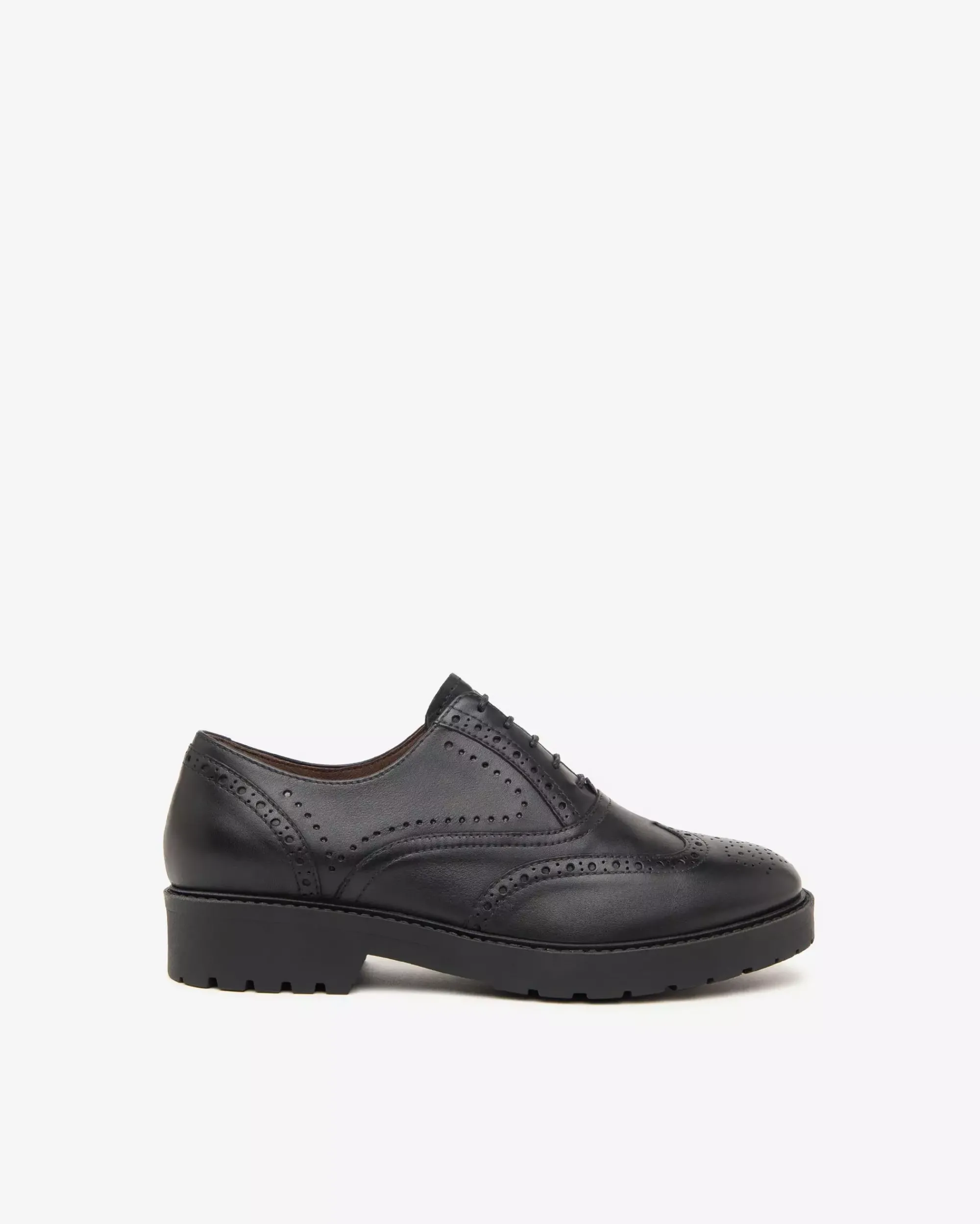 Nero Giardini Stringate Donna in Pelle Nero Online