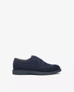 Nero Giardini Stringate Uomo in Camoscio New