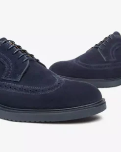 Nero Giardini Stringate Uomo in Camoscio New