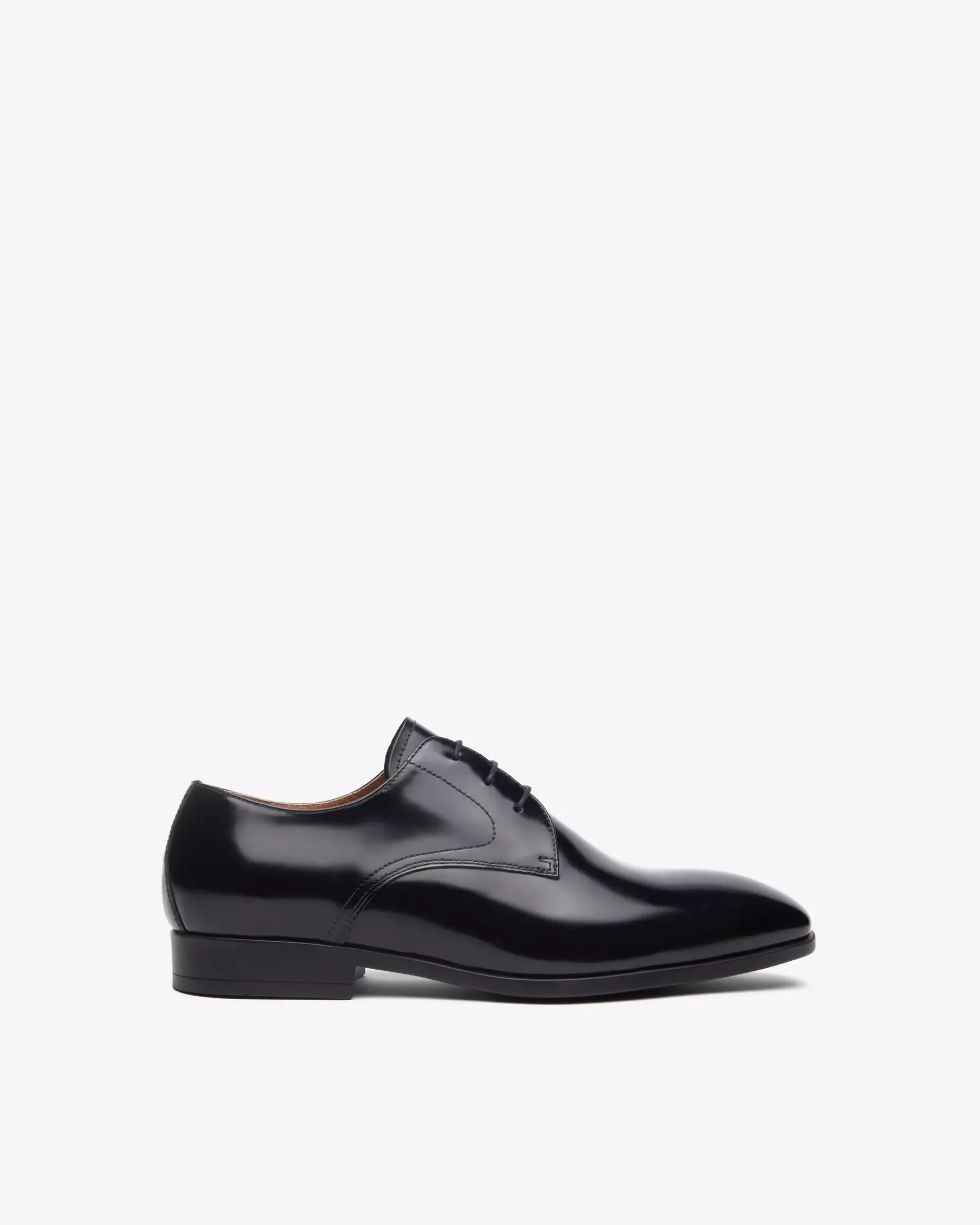 Nero Giardini Stringate Uomo in Pelle Nero Discount