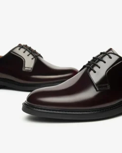 Nero Giardini Stringate Uomo in Pelle Rosso Sale