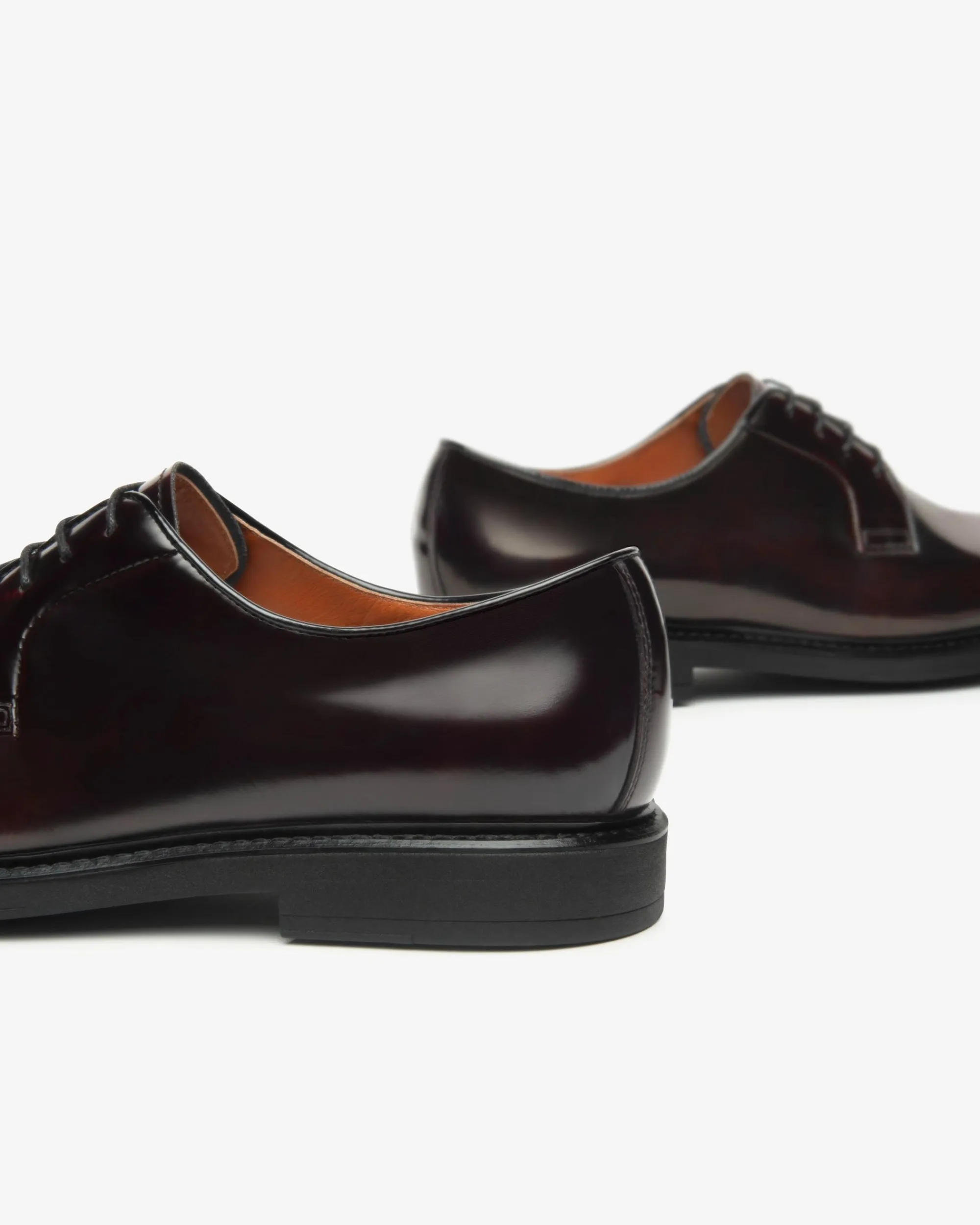 Nero Giardini Stringate Uomo in Pelle Rosso Sale