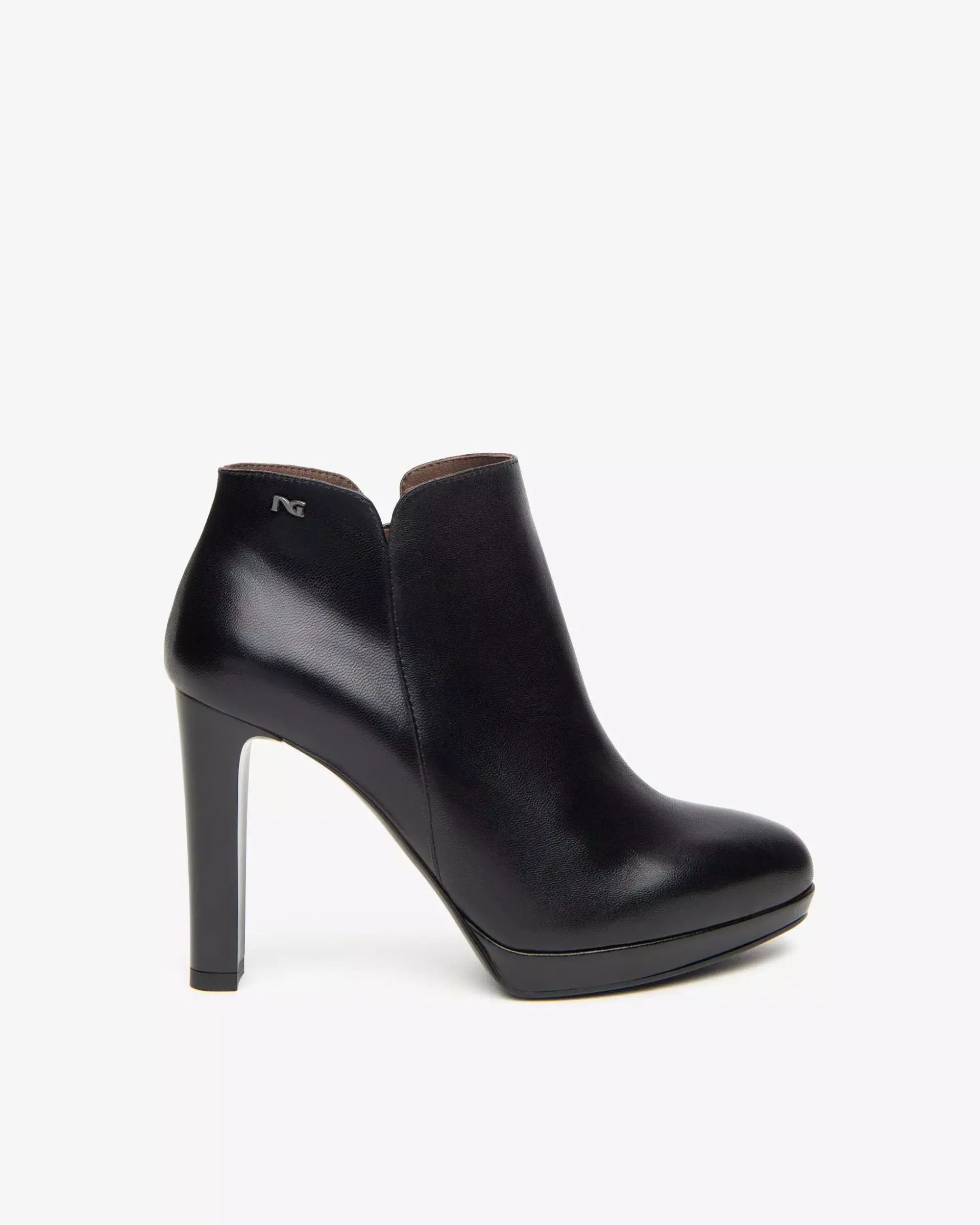 Nero Giardini Tronchetti Donna in Pelle Nero Sale
