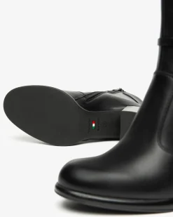 Nero Giardini Tronchetti Donna in Pelle Nero Best