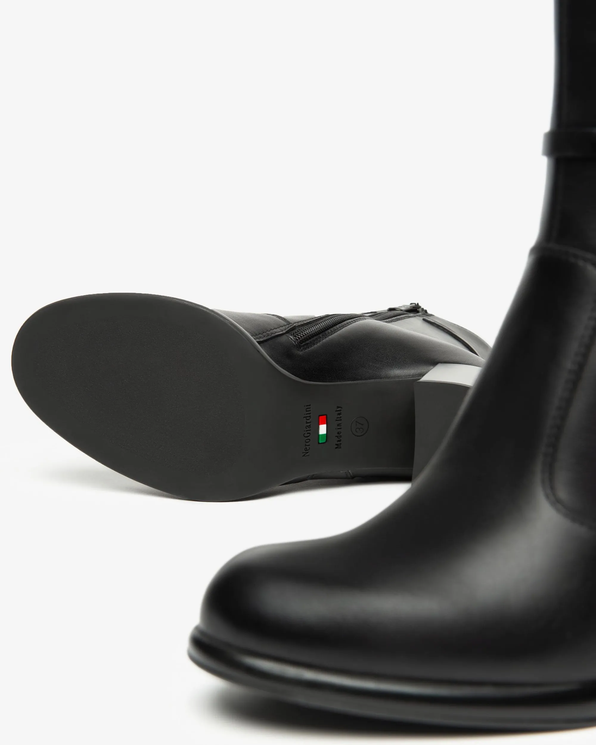 Nero Giardini Tronchetti Donna in Pelle Nero Best