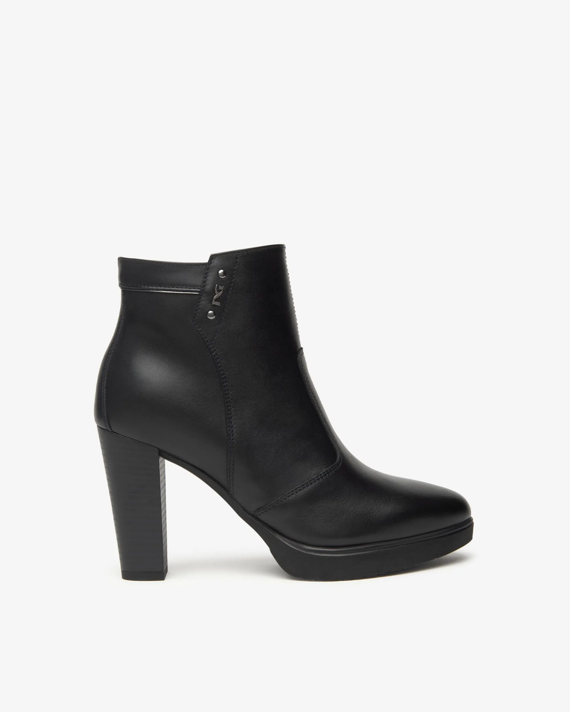 Nero Giardini Tronchetti Donna in Pelle Nero Discount