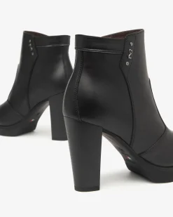 Nero Giardini Tronchetti Donna in Pelle Nero Discount