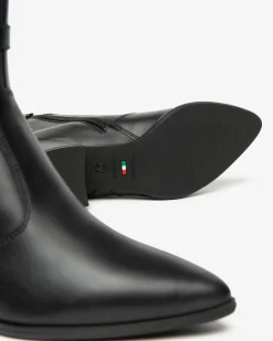 Nero Giardini Tronchetti Donna in Pelle Nero Sale