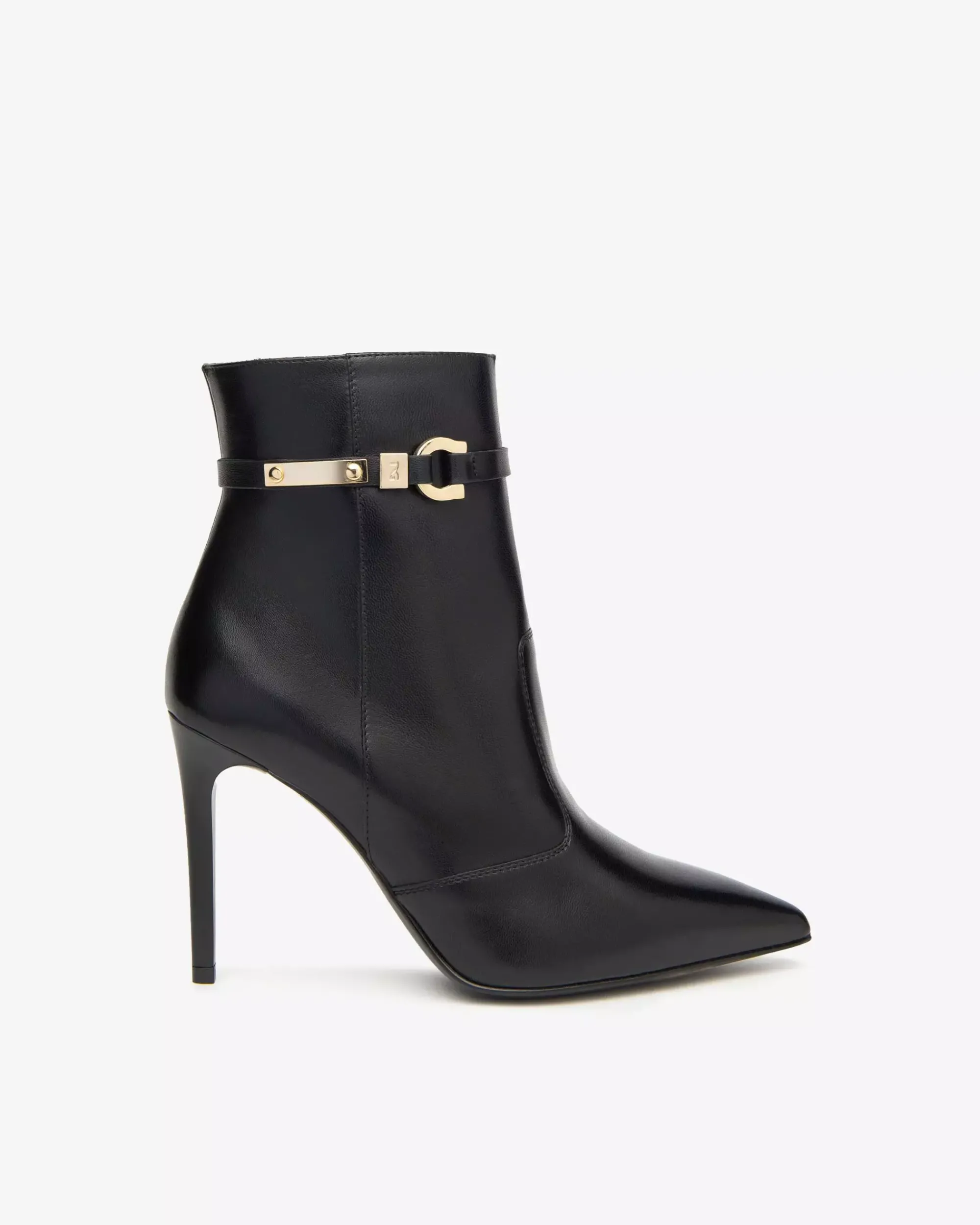 Nero Giardini Tronchetti Donna in Pelle Nero Hot