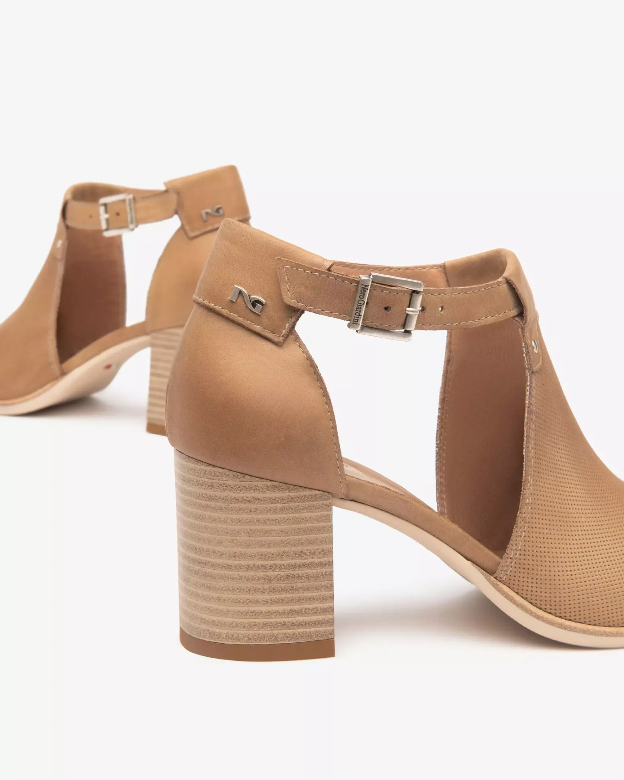 Nero Giardini Tronchetti Donna in Pelle New