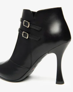 Nero Giardini Tronchetti Donna in Pelle Nero Hot