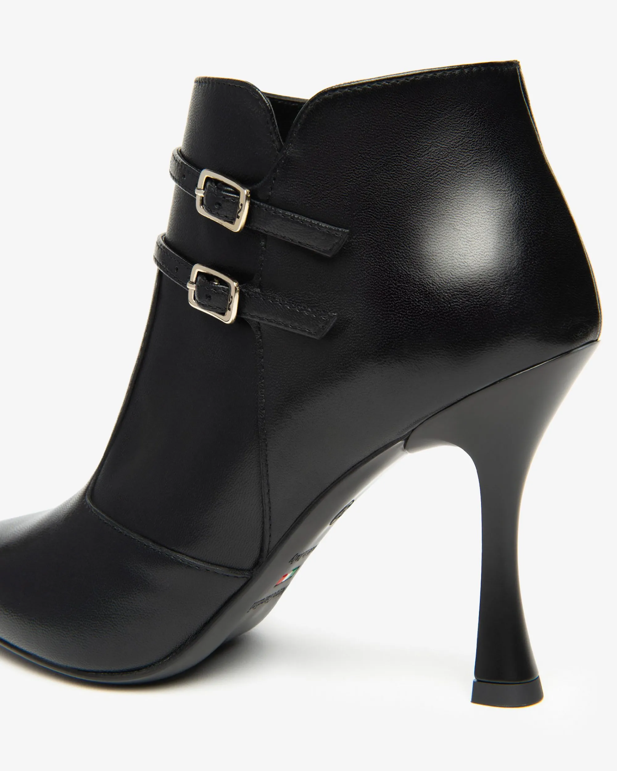 Nero Giardini Tronchetti Donna in Pelle Nero Hot