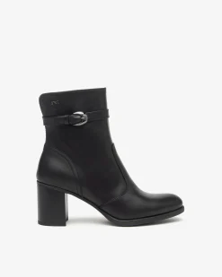 Nero Giardini Tronchetti Donna in Pelle Nero