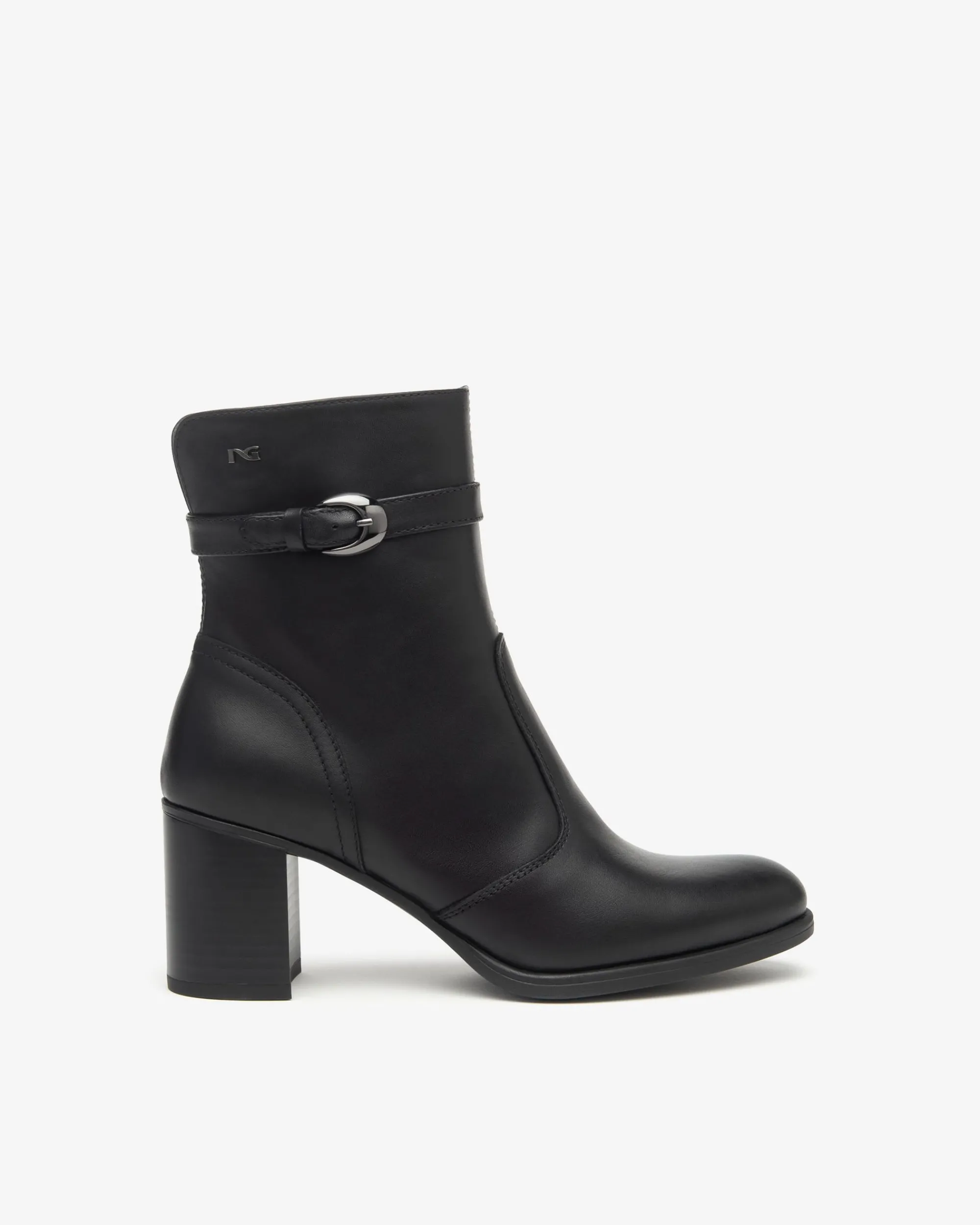 Nero Giardini Tronchetti Donna in Pelle Nero