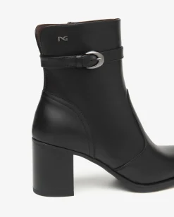 Nero Giardini Tronchetti Donna in Pelle Nero