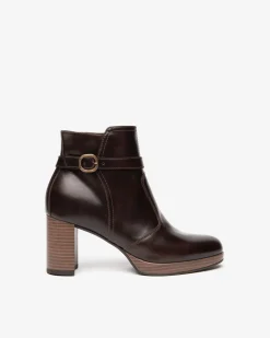 Nero Giardini Tronchetti Donna in Pelle Clearance