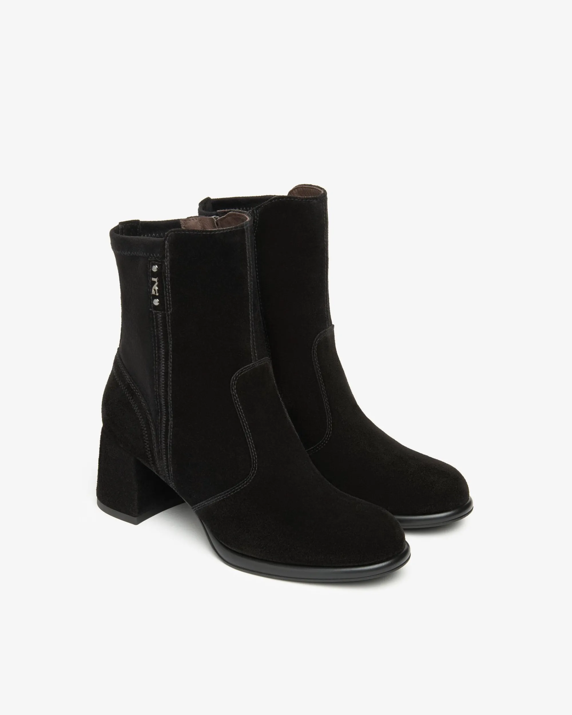 Nero Giardini Tronchetti Donna in Suede e Materiale Tecnico Outlet