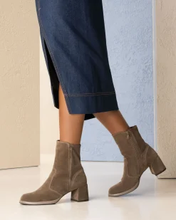 Nero Giardini Tronchetti Donna in Suede e Materiale Tecnico Outlet