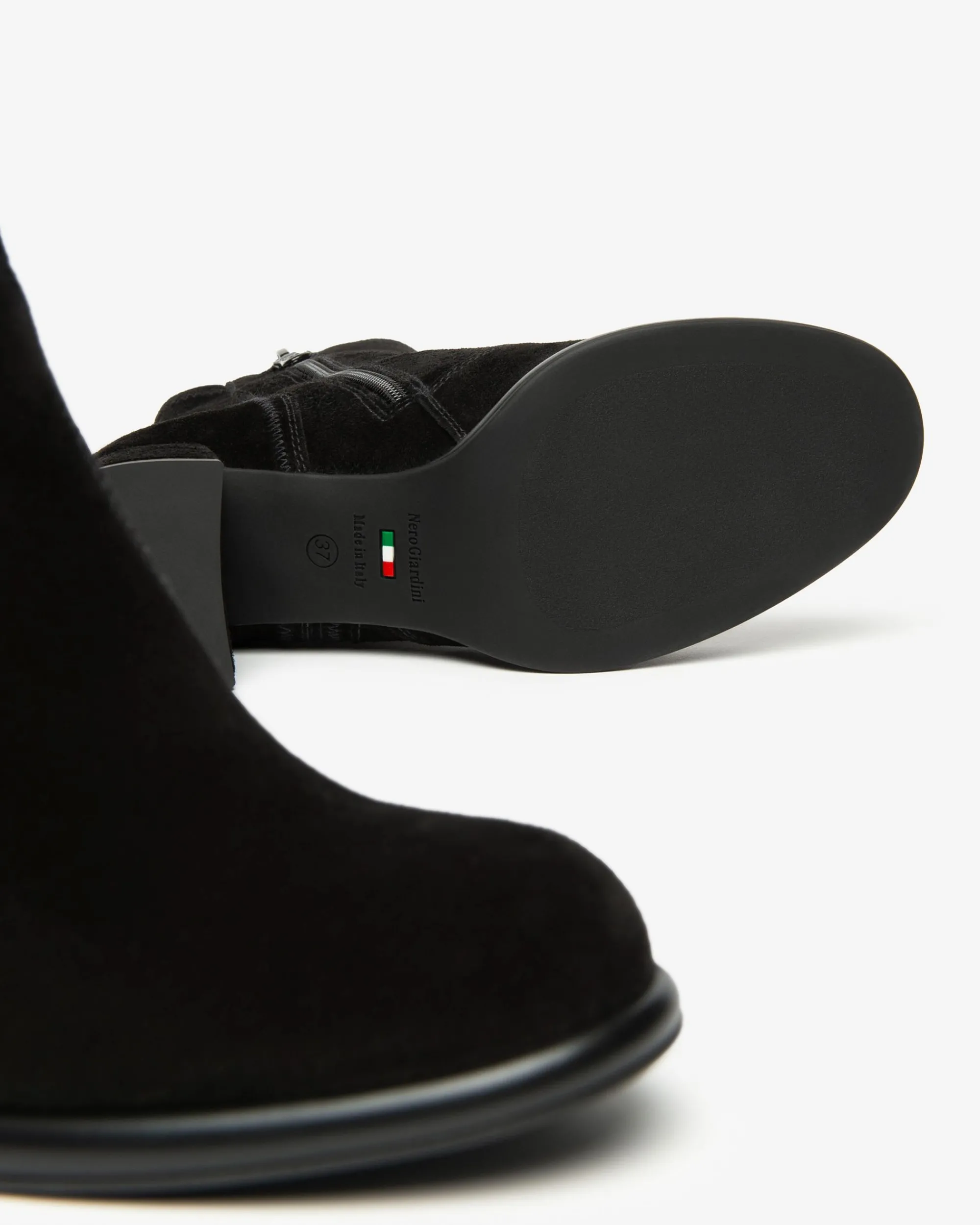 Nero Giardini Tronchetti Donna in Suede e Materiale Tecnico Outlet