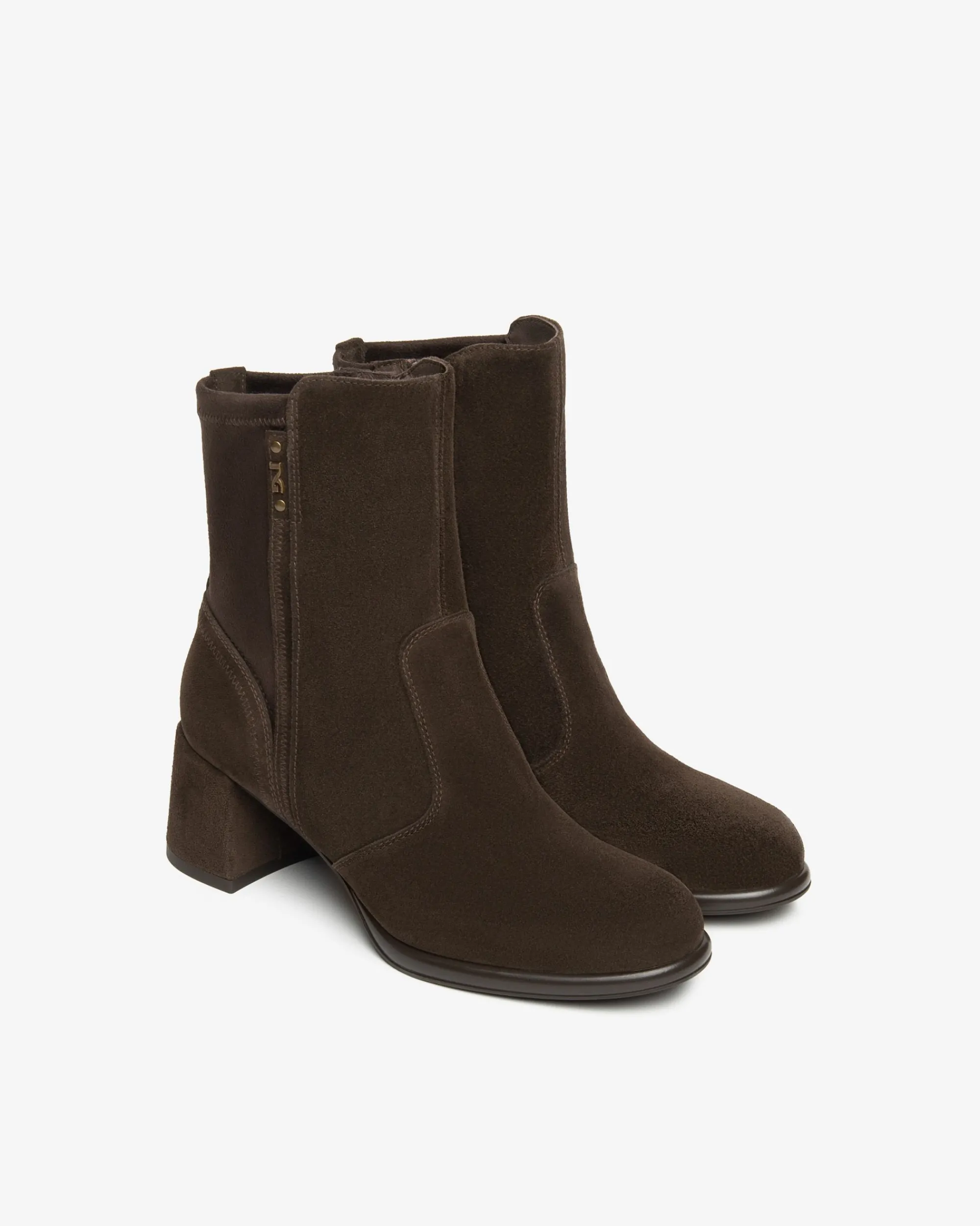 Nero Giardini Tronchetti Donna in Suede e Materiale Tecnico Outlet