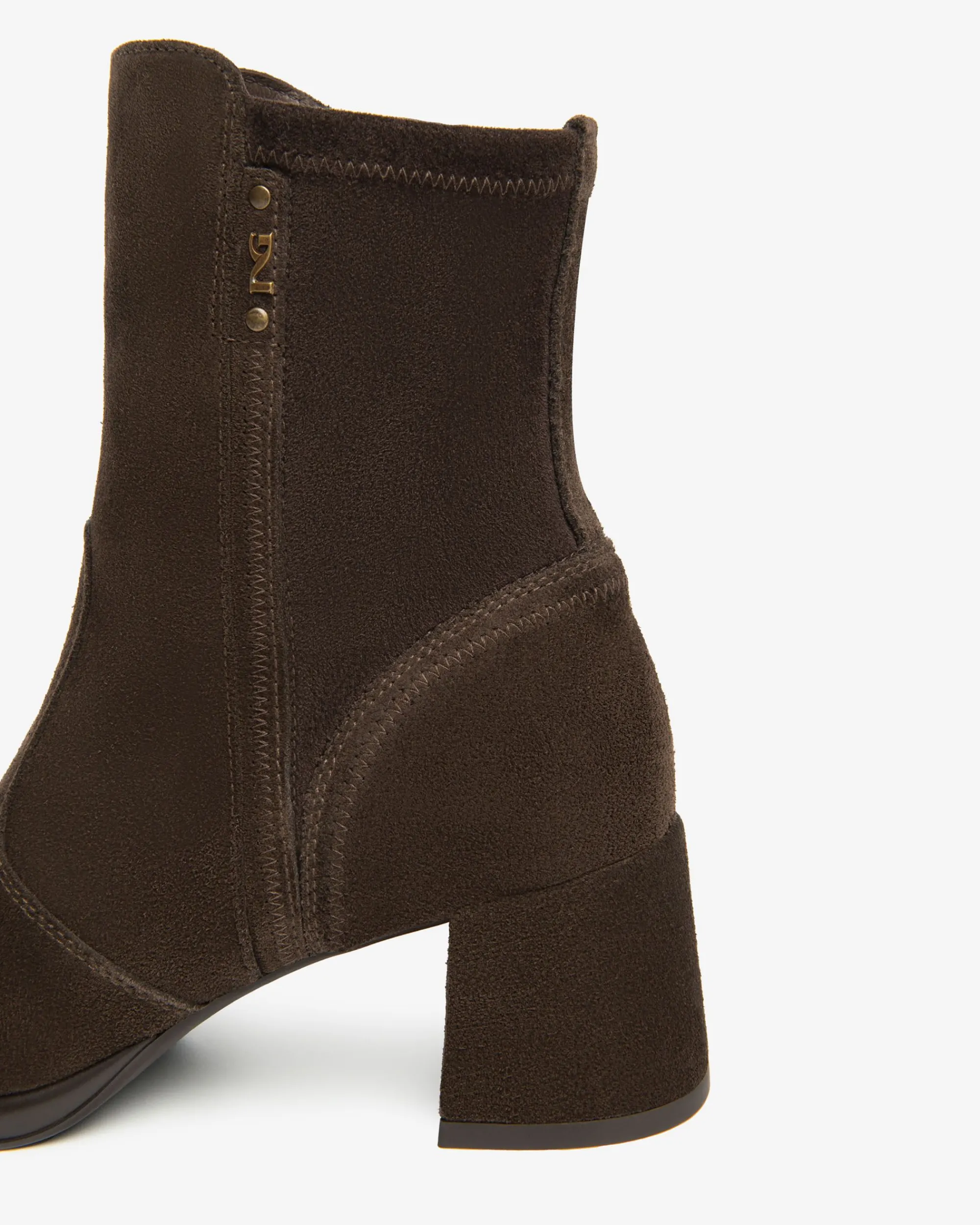 Nero Giardini Tronchetti Donna in Suede e Materiale Tecnico Outlet