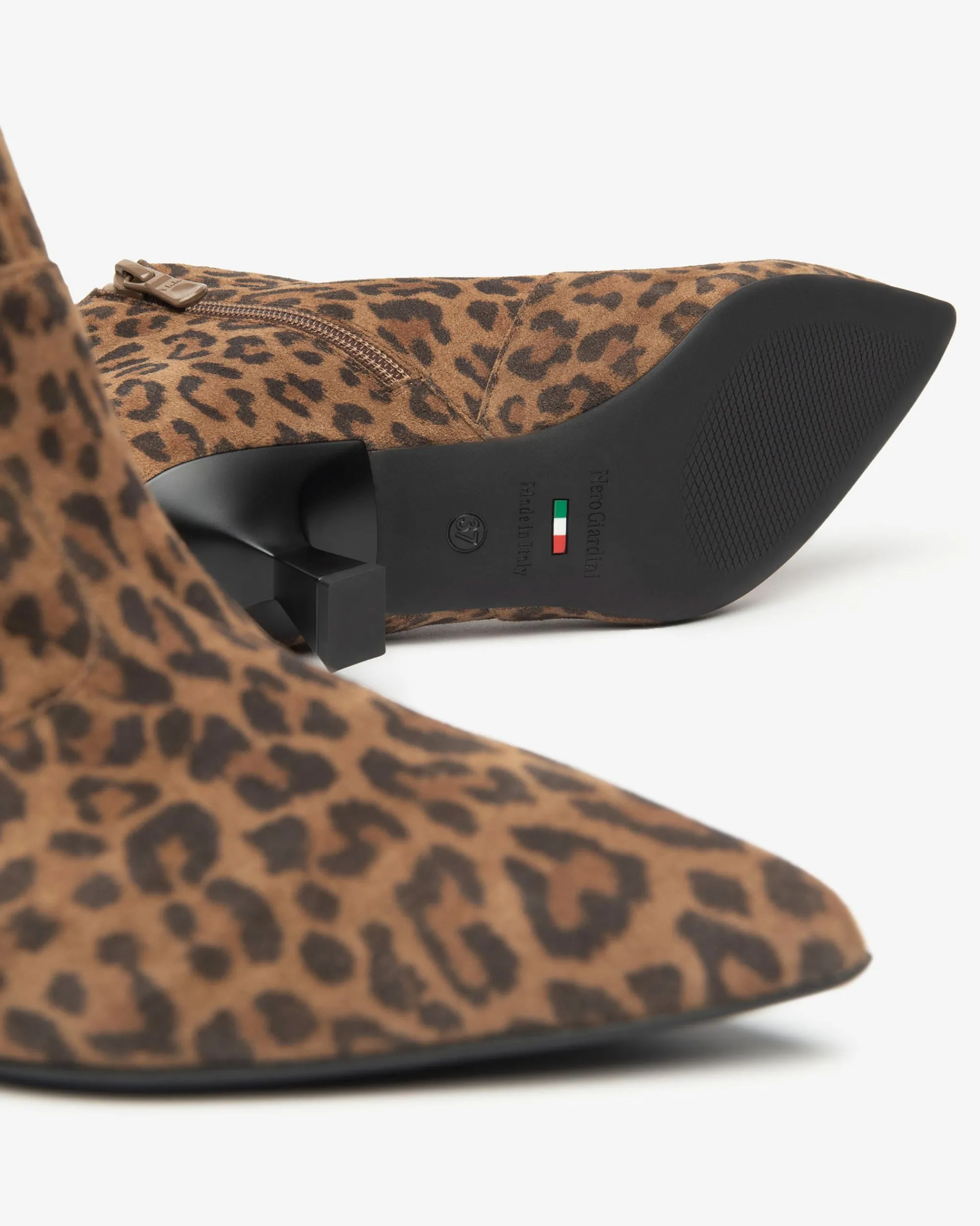 Nero Giardini Tronchetti Donna in Suede Marrone